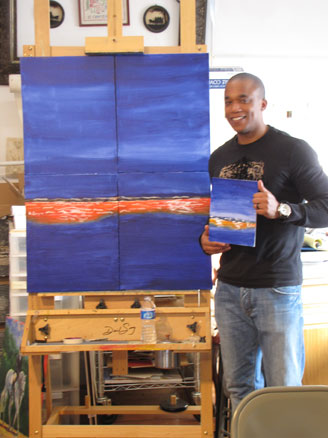 blue seascape art classes and workshops blue seascape