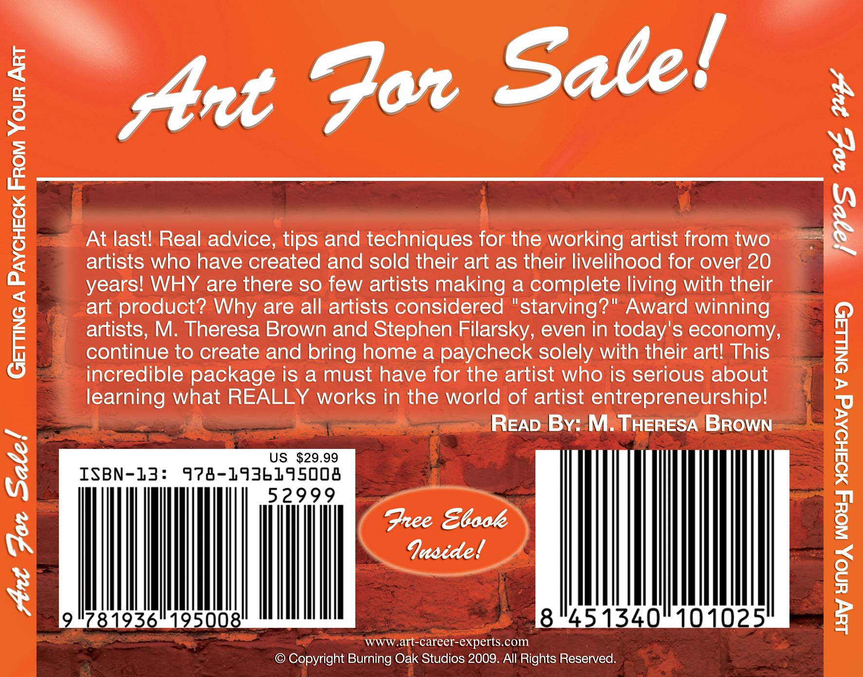 Art for Sale Audio CD Back image