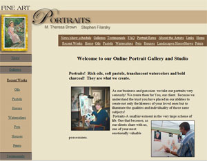 Web site image Theresa Brown and Stephen Filarsky