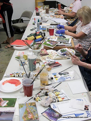 small paintings workshop