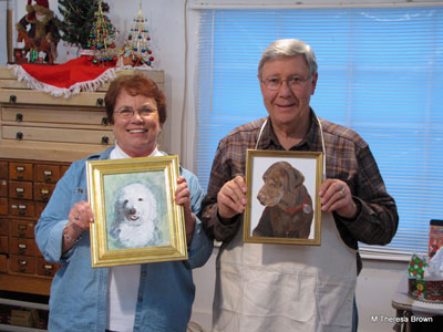 art student academy paint your dog