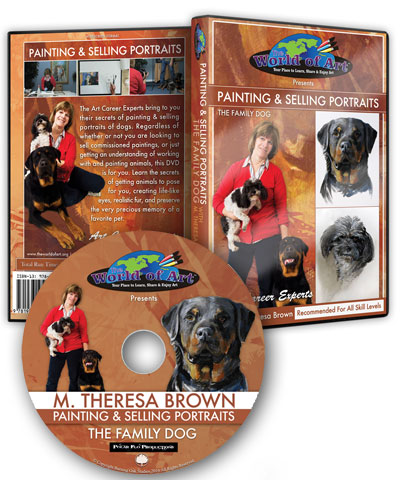 art student academy painting dogs DVD