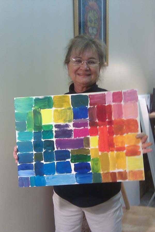 color abstract class color mixing class